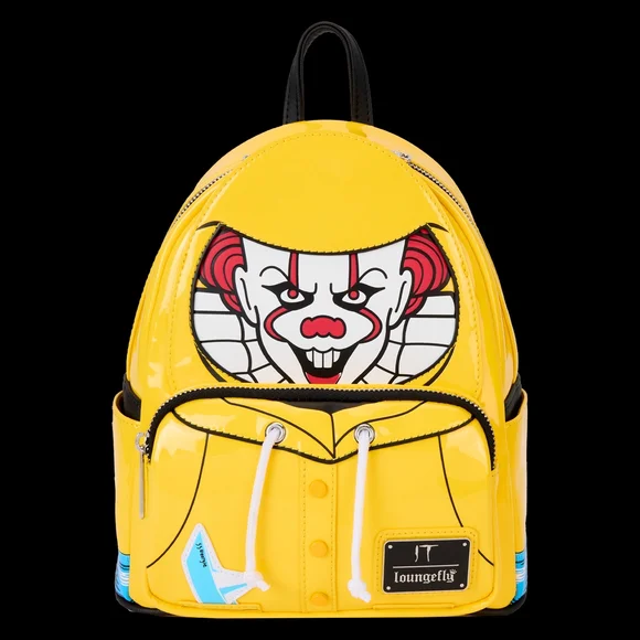 Loungefly Yellow IT Clown Mini Backpack - Picture 1 of 3